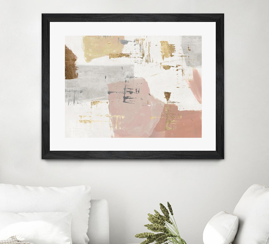 A Rose's Touch by PI Studio on GIANT ART - gold abstract abstract