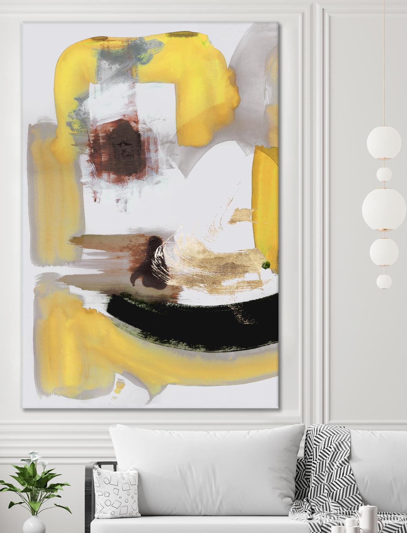 Lines Written in Early Spring II by PI Studio on GIANT ART - gold abstract abstract