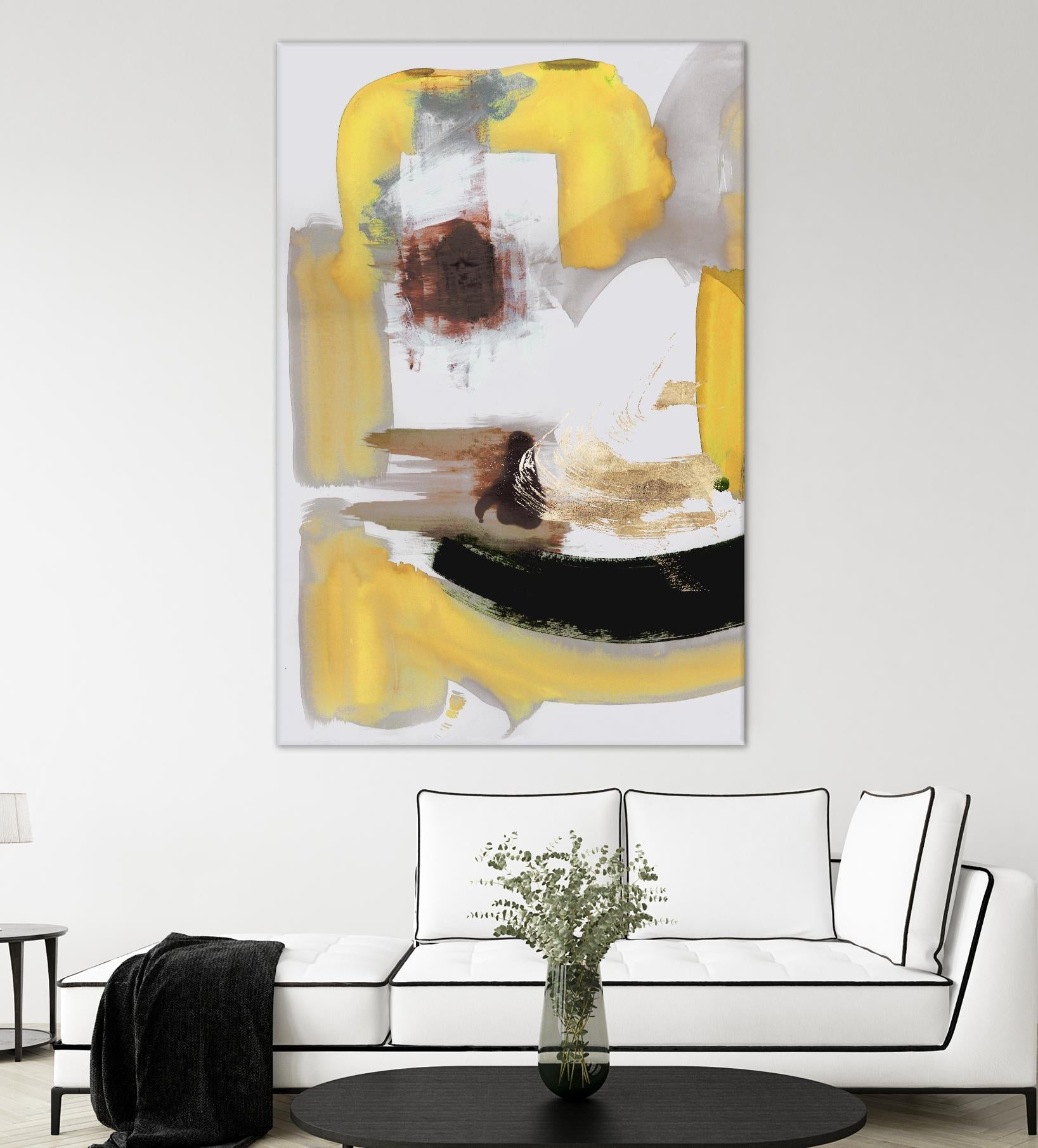 Lines Written in Early Spring II by PI Studio on GIANT ART - gold abstract abstract