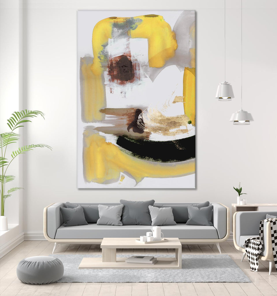 Lines Written in Early Spring II by PI Studio on GIANT ART - gold abstract abstract