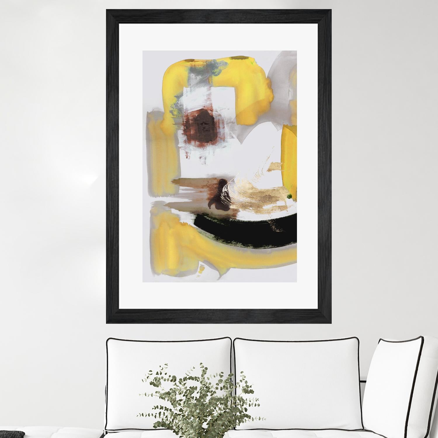 Lines Written in Early Spring II by PI Studio on GIANT ART - gold abstract abstract