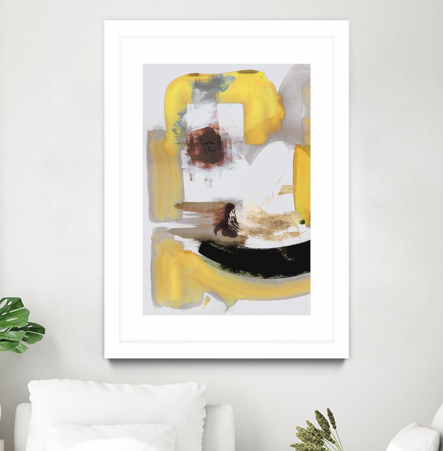 Lines Written in Early Spring II by PI Studio on GIANT ART - gold abstract abstract