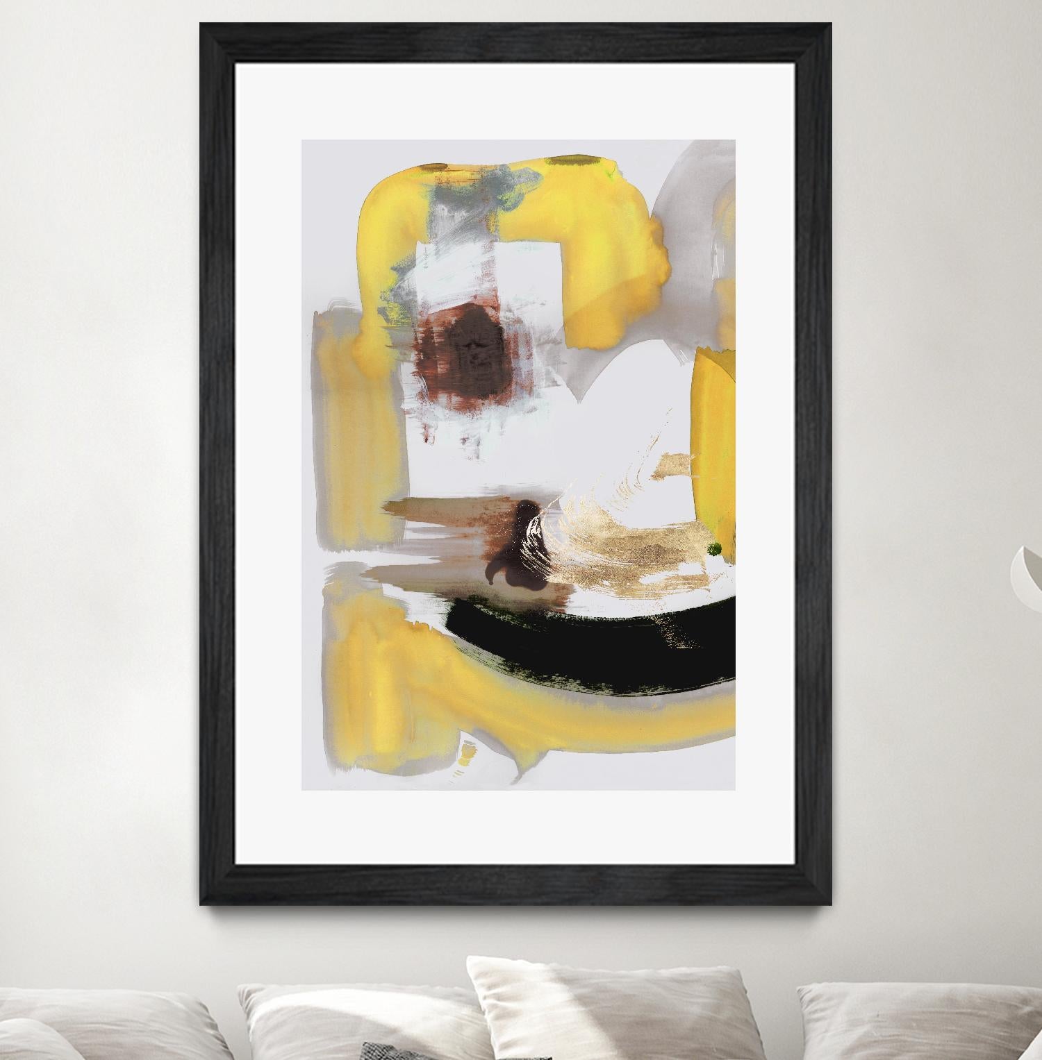 Lines Written in Early Spring II by PI Studio on GIANT ART - gold abstract abstract