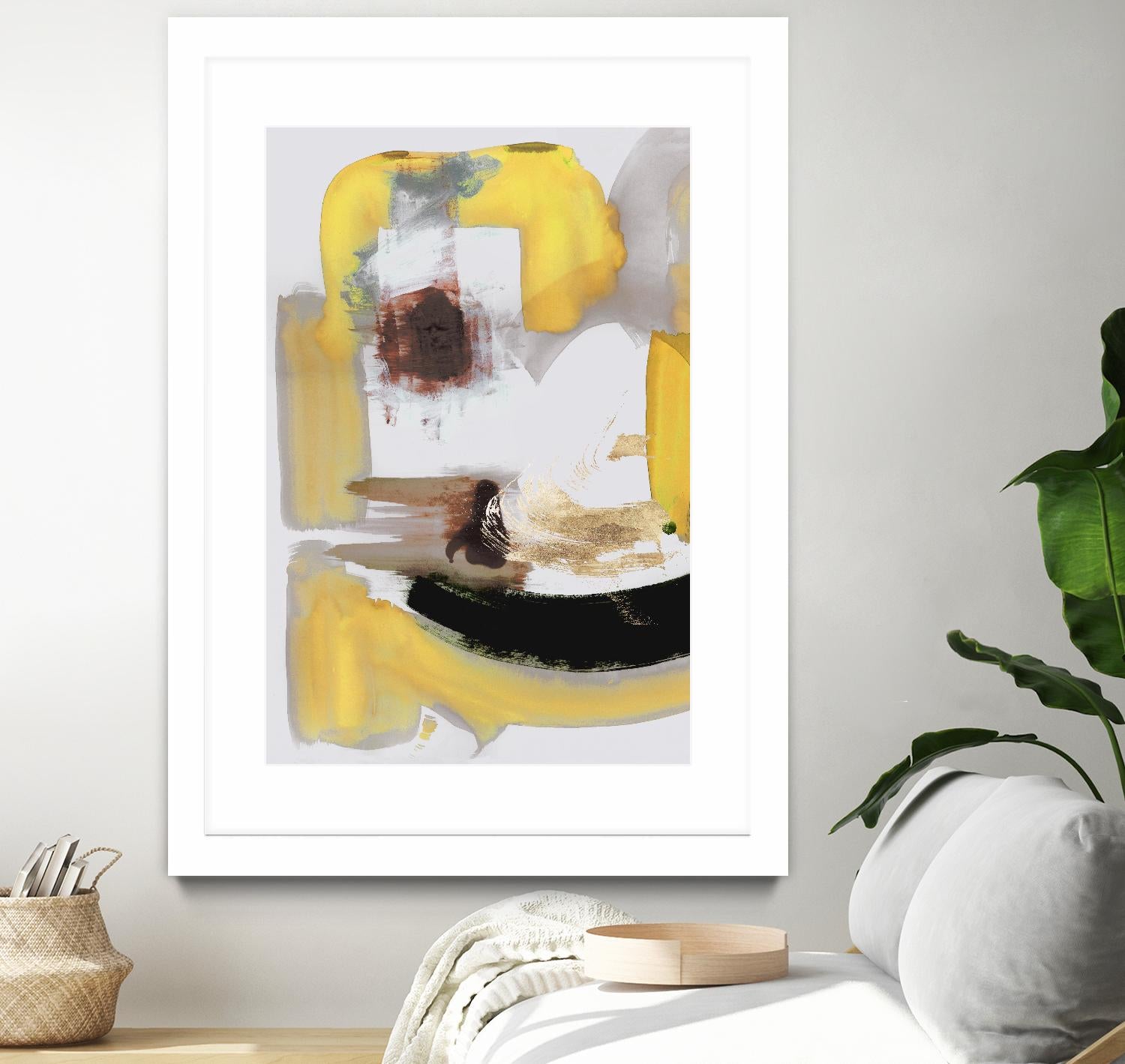 Lines Written in Early Spring II by PI Studio on GIANT ART - gold abstract abstract