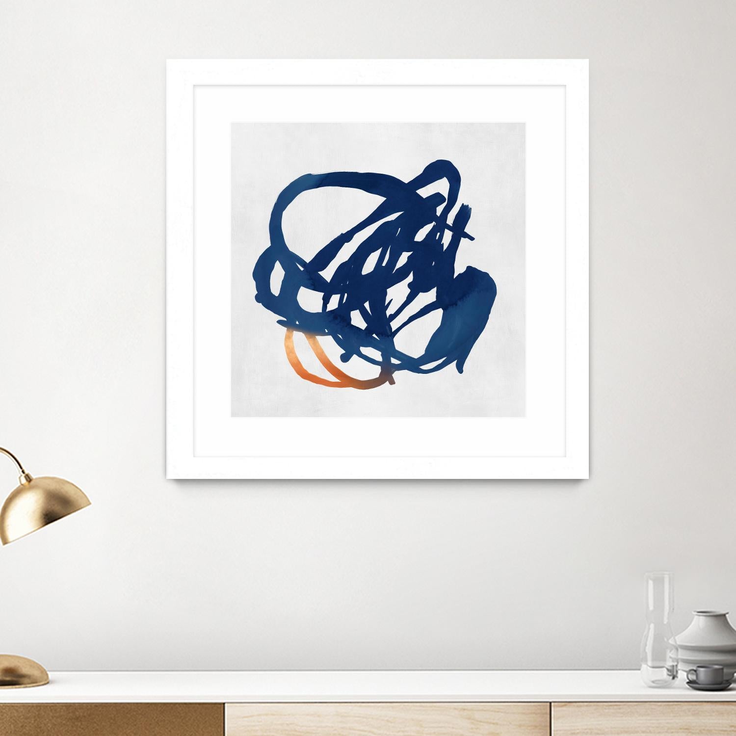 Luminous Orange II by PI Studio on GIANT ART - orange abstract abstract