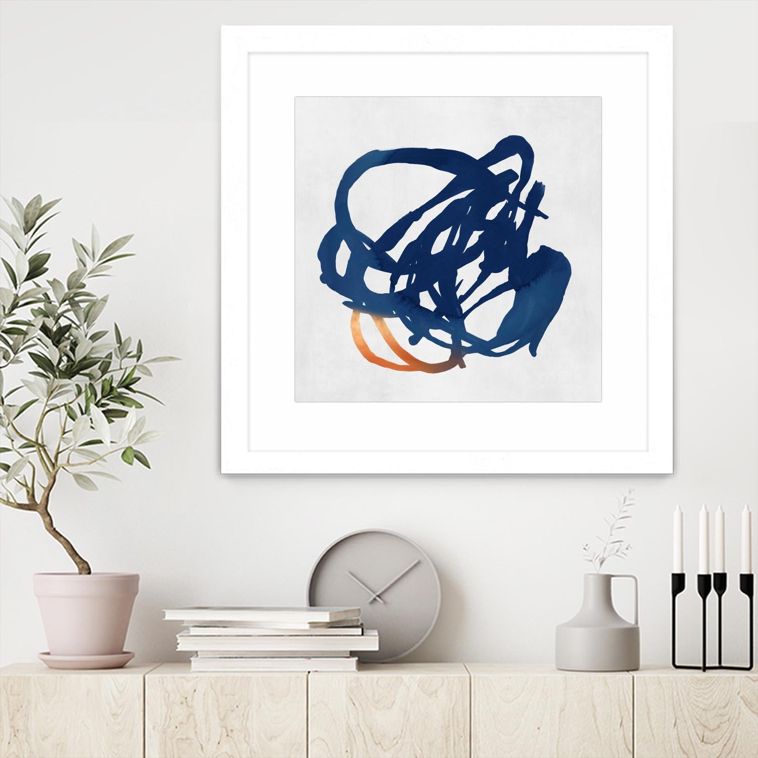 Luminous Orange II by PI Studio on GIANT ART - orange abstract abstract