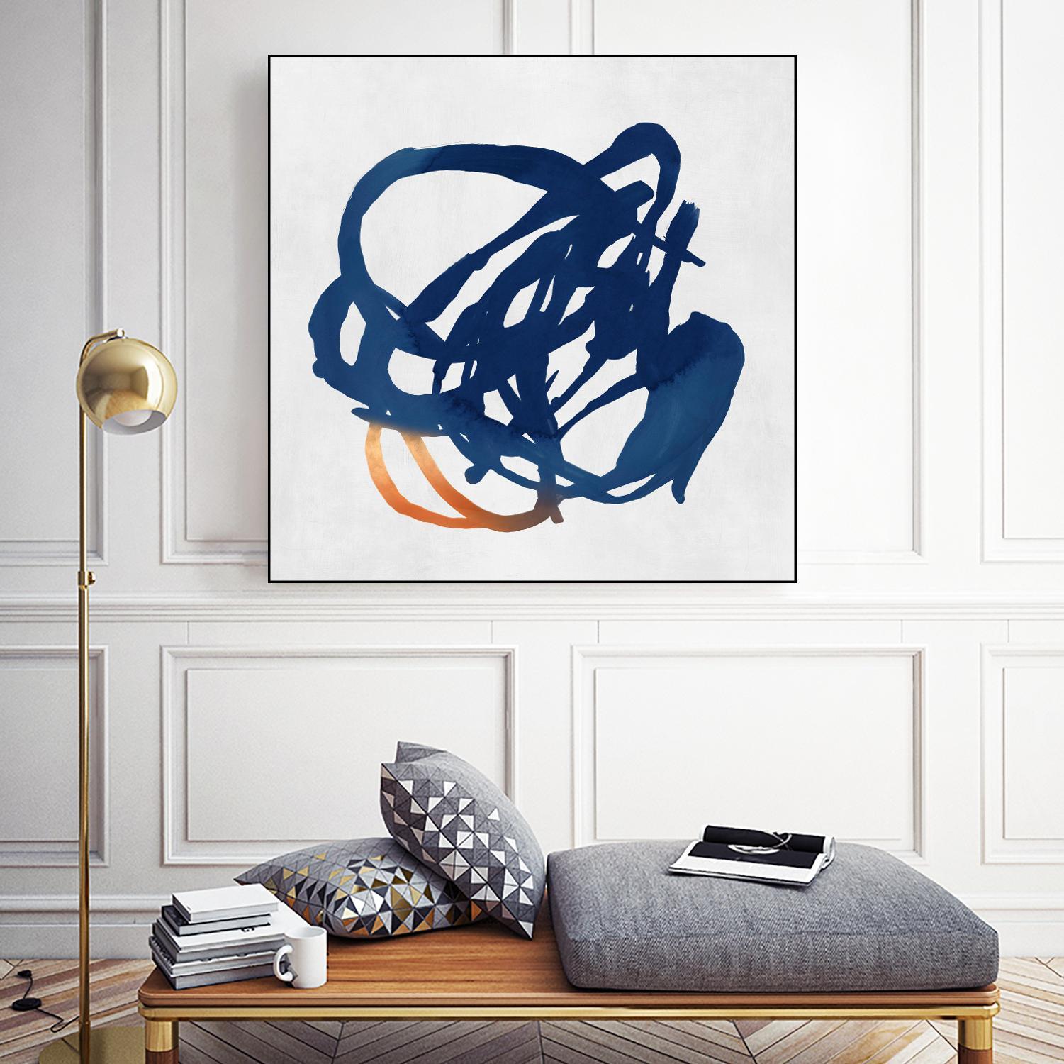 Luminous Orange II by PI Studio on GIANT ART - orange abstract abstract