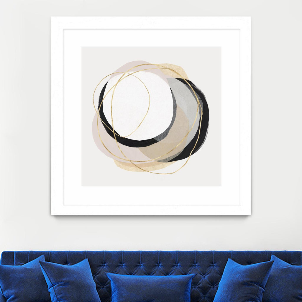 Ring of Gold I by PI Studio on GIANT ART - gold abstract abstract
