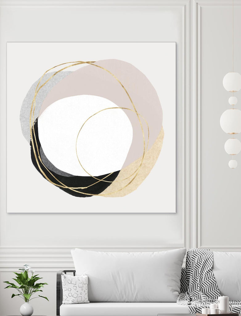 Ring of Gold II by PI Studio on GIANT ART - gold abstract abstract