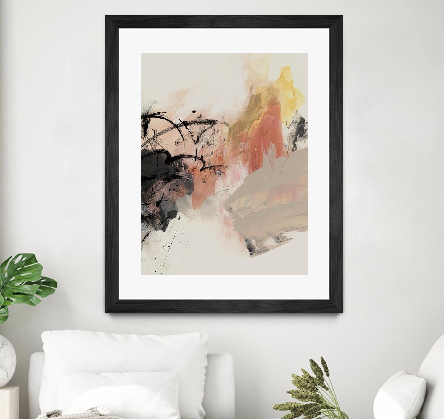 Grapefruit I by PI Studio on GIANT ART - pink abstract abstract