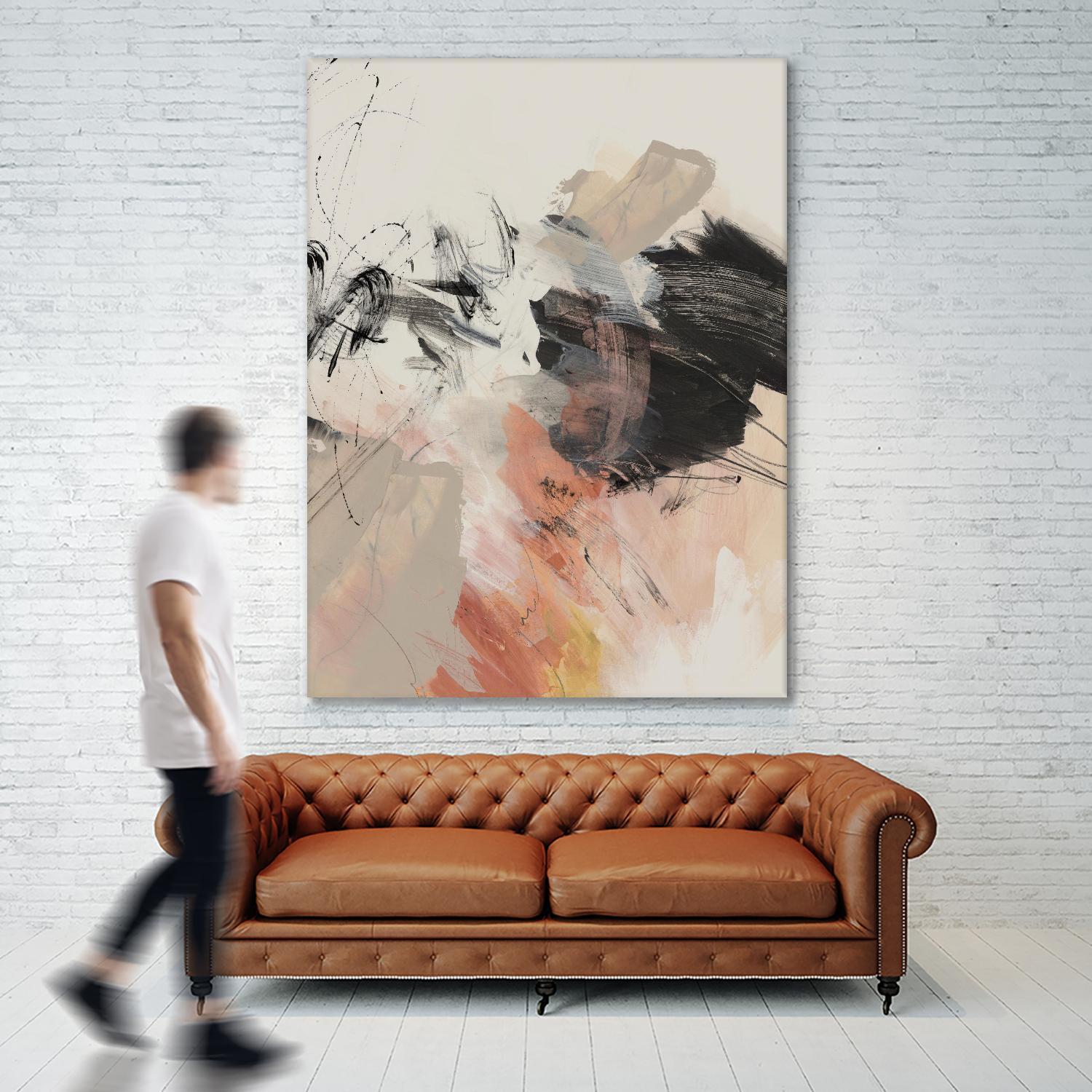 Grapefruit II by PI Studio on GIANT ART - beige abstract abstract