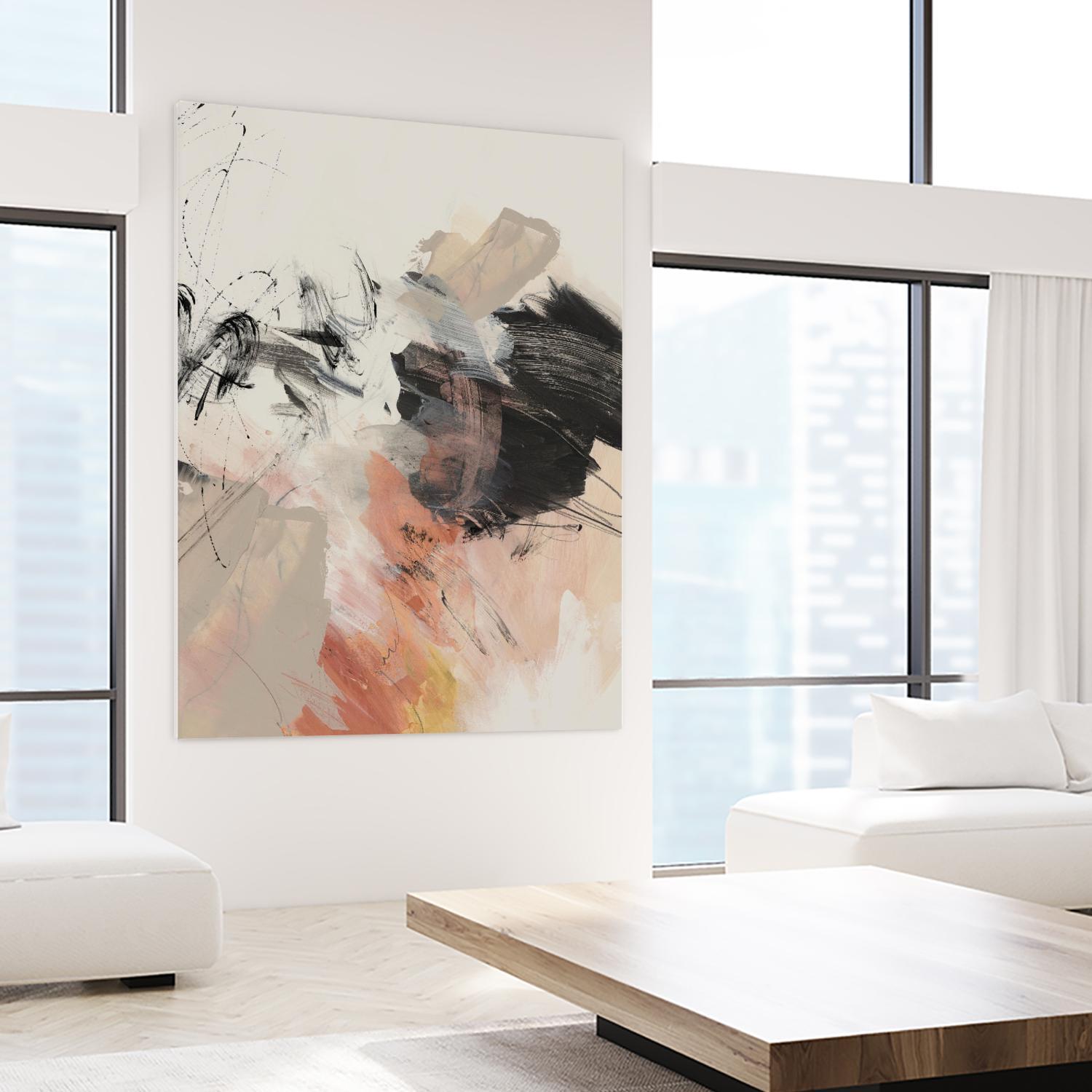 Grapefruit II by PI Studio on GIANT ART - beige abstract abstract