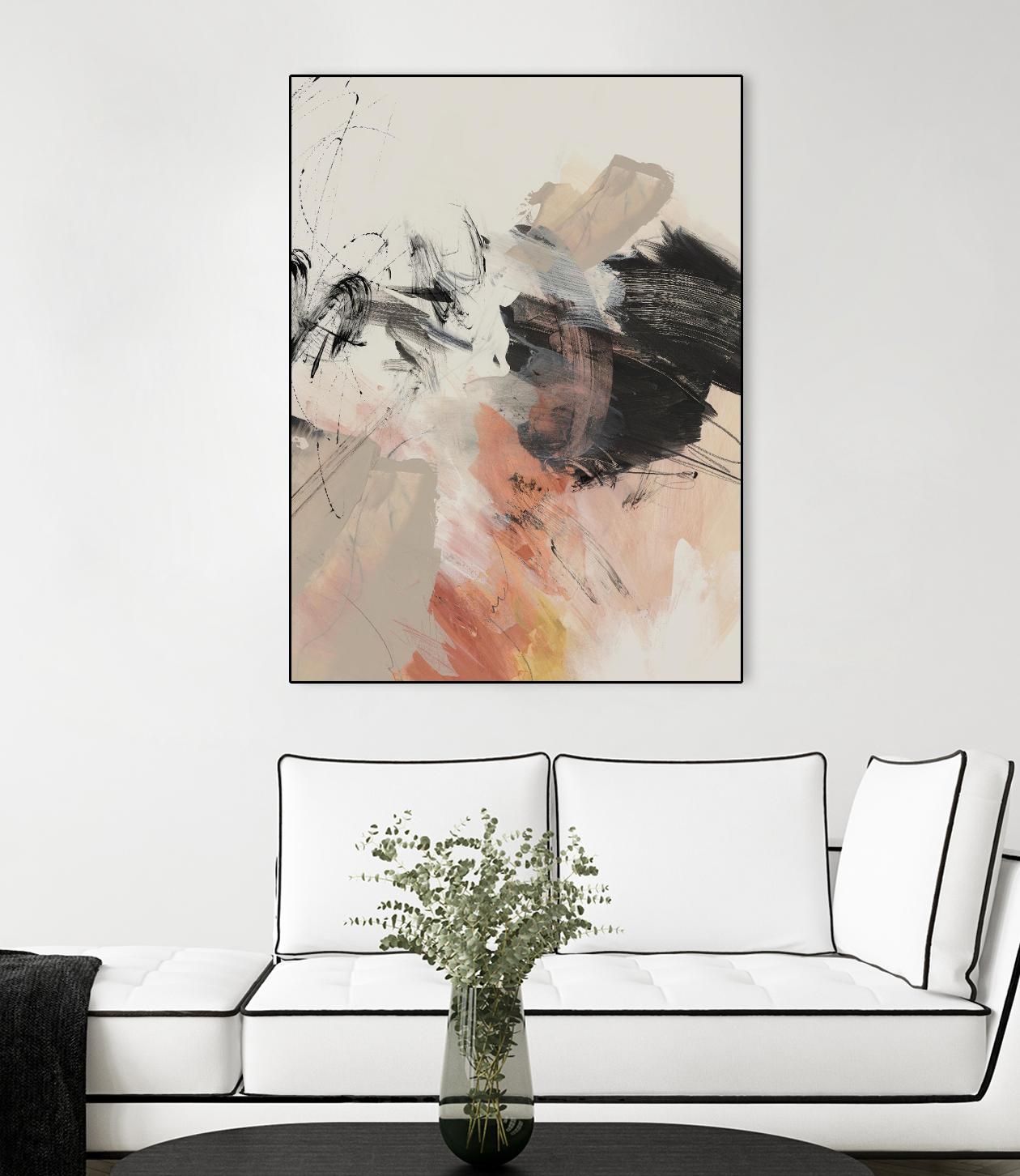 Grapefruit II by PI Studio on GIANT ART - beige abstract abstract