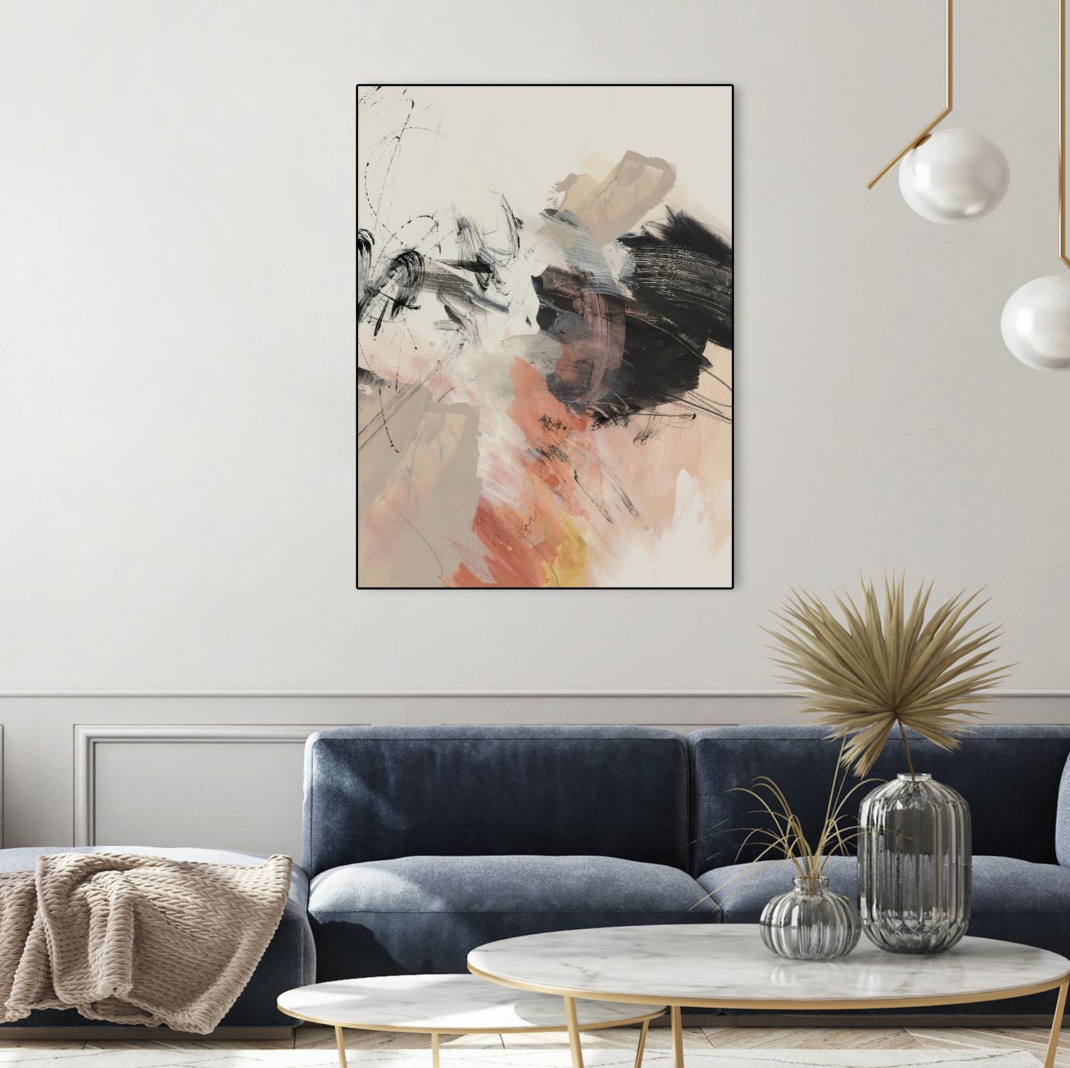 Grapefruit II by PI Studio on GIANT ART - beige abstract abstract