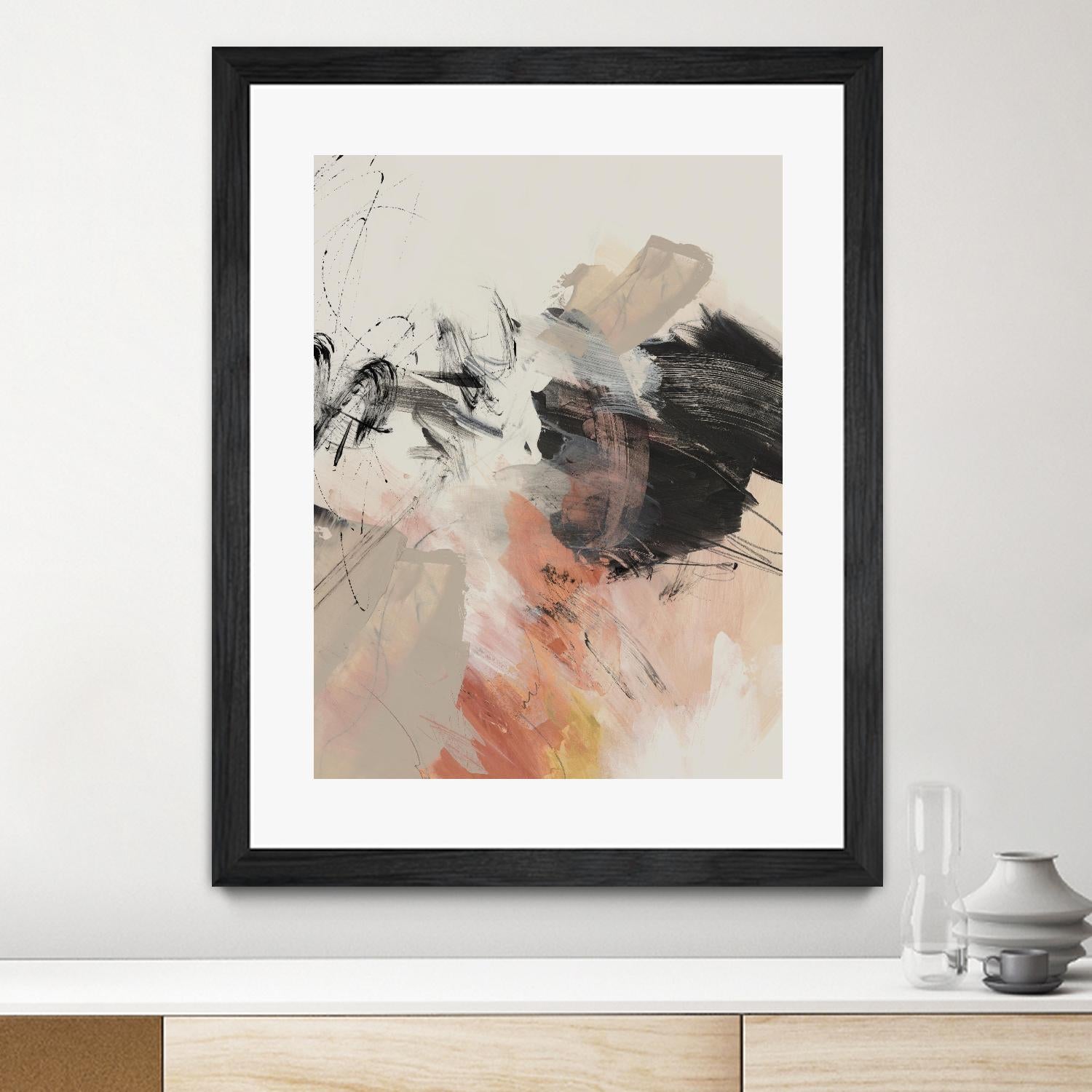 Grapefruit II by PI Studio on GIANT ART - beige abstract abstract