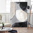 Falling Rocks II by PI Studio on GIANT ART - white shapes abstract