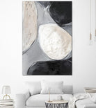 Falling Rocks II by PI Studio on GIANT ART - white shapes abstract