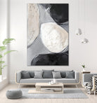 Falling Rocks II by PI Studio on GIANT ART - white shapes abstract