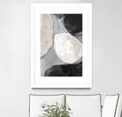 Falling Rocks II by PI Studio on GIANT ART - white shapes abstract