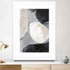 Falling Rocks II by PI Studio on GIANT ART - white shapes abstract