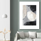 Falling Rocks II by PI Studio on GIANT ART - white shapes abstract