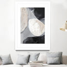 Falling Rocks II by PI Studio on GIANT ART - white shapes abstract