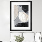 Falling Rocks II by PI Studio on GIANT ART - white shapes abstract