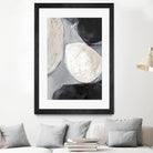 Falling Rocks II by PI Studio on GIANT ART - white shapes abstract