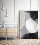 Falling Rocks II by PI Studio on GIANT ART - white shapes abstract