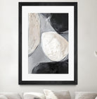 Falling Rocks II by PI Studio on GIANT ART - white shapes abstract
