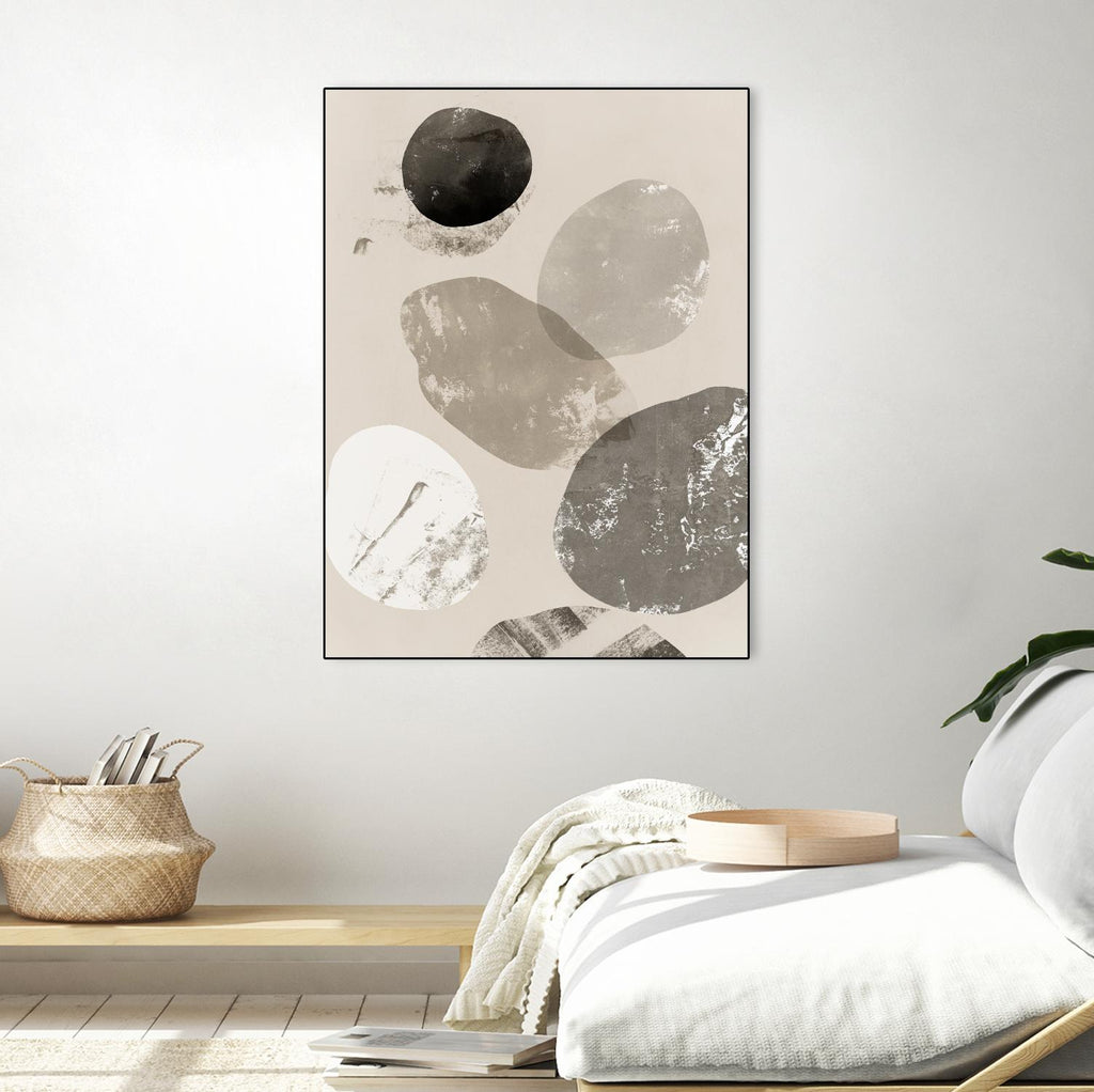 Floating Rocks I by PI Studio on GIANT ART - abstract