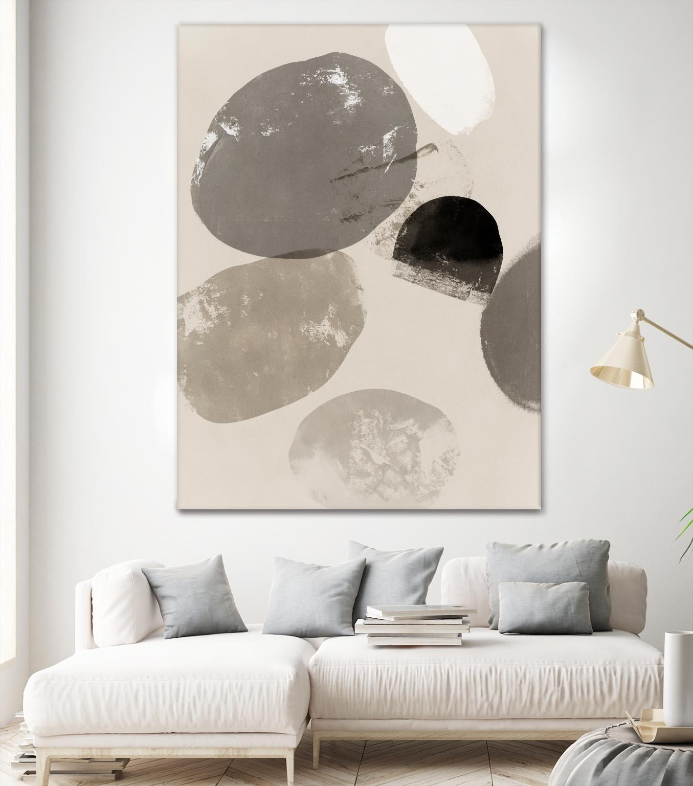 Floating Rocks II by PI Studio on GIANT ART - abstract