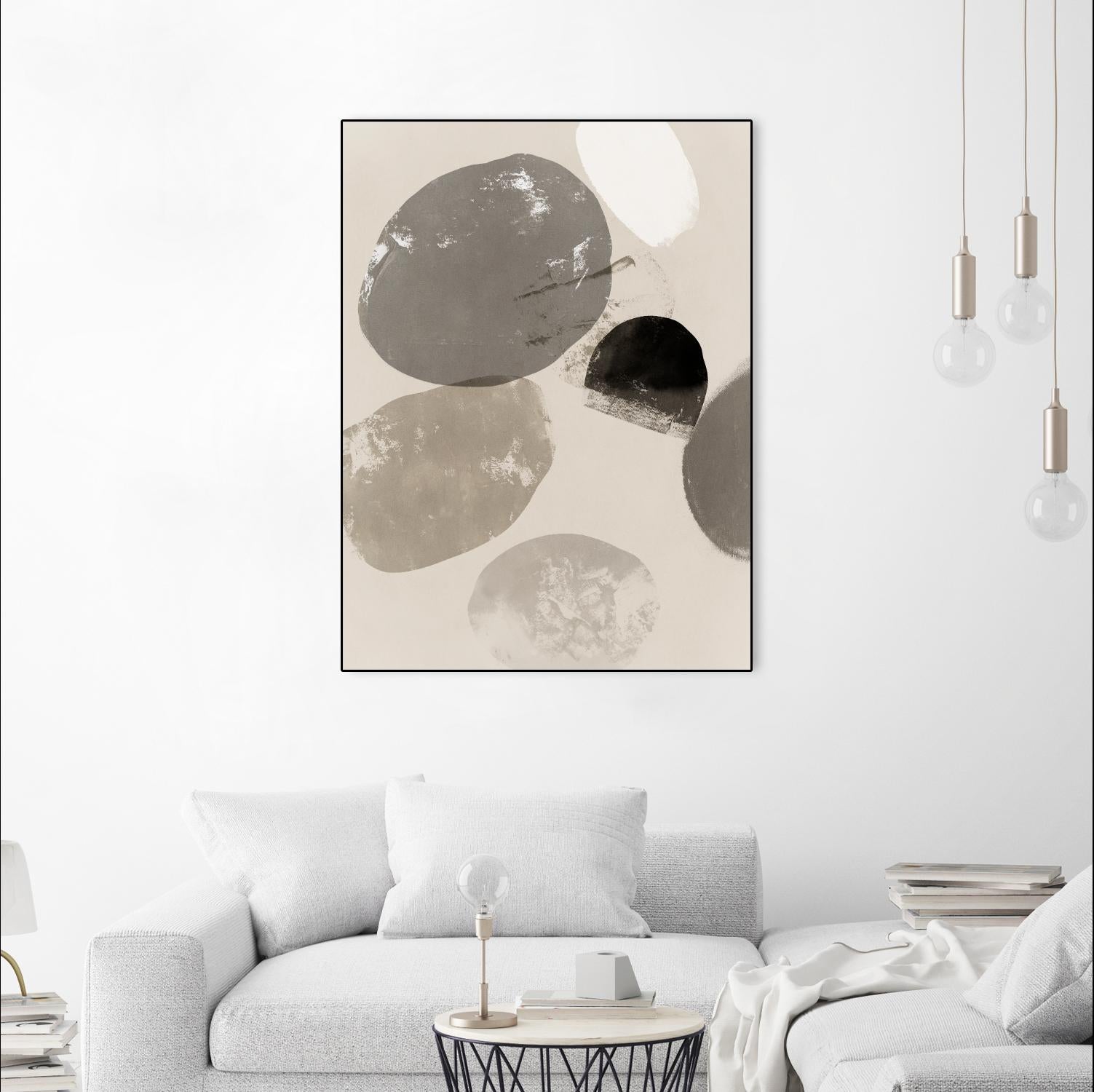 Floating Rocks II by PI Studio on GIANT ART - abstract