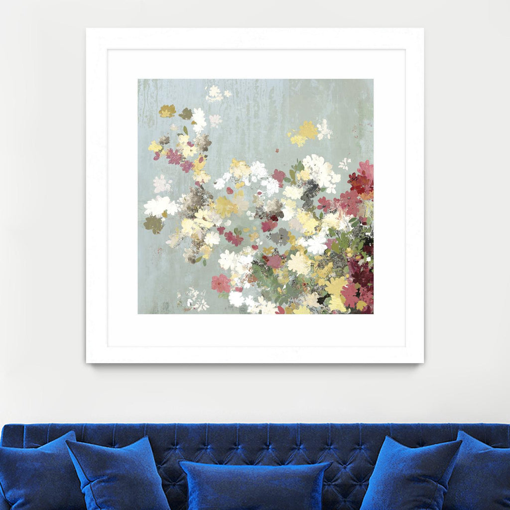 Abstract Bouquet I par Allison Pearce sur GIANT ART - floral blanc