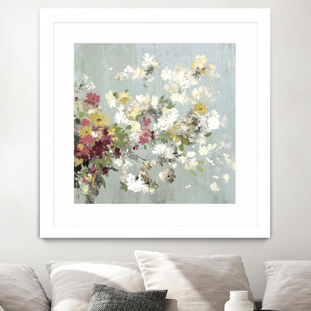 Abstract Bouquet II by Allison Pearce on GIANT ART - white floral
