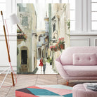 Parisian Walktrough by Allison Pearce on GIANT ART - beige floral