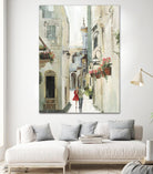 Parisian Walktrough by Allison Pearce on GIANT ART - beige floral