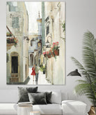 Parisian Walktrough by Allison Pearce on GIANT ART - beige floral