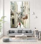 Parisian Walktrough by Allison Pearce on GIANT ART - beige floral