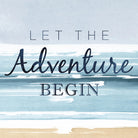 Let the Adventure Begin by PI Studio on GIANT ART - beige quotes