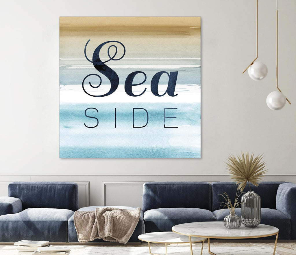 Sea Side by PI Studio on GIANT ART - beige quotes