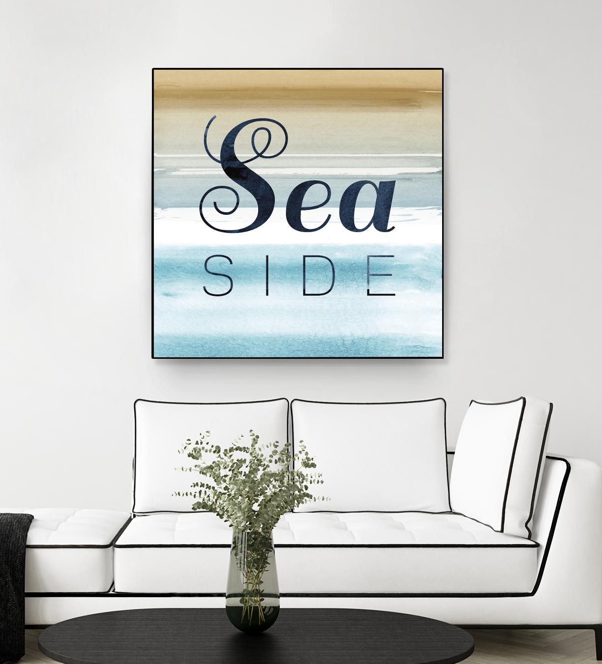 Sea Side by PI Studio on GIANT ART - beige quotes