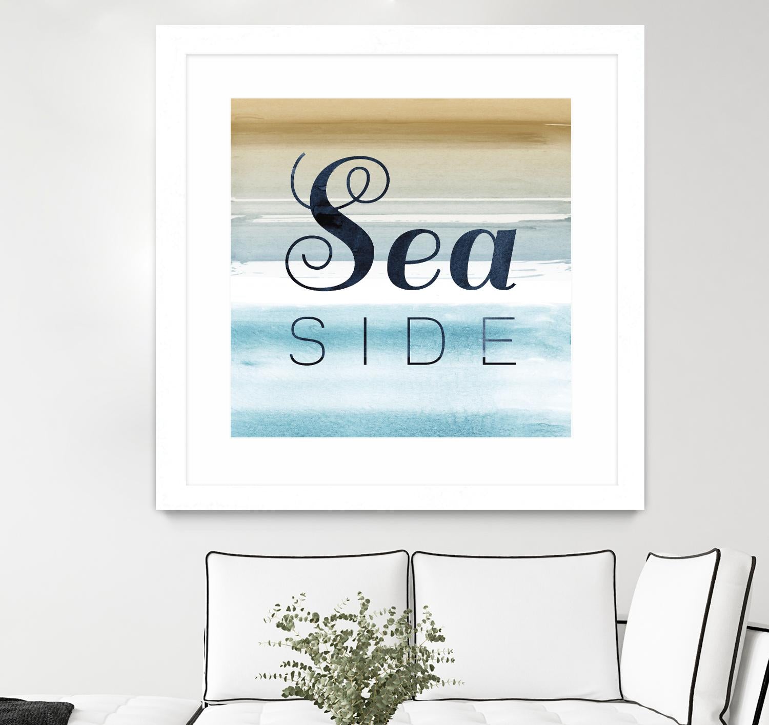 Sea Side by PI Studio on GIANT ART - beige quotes