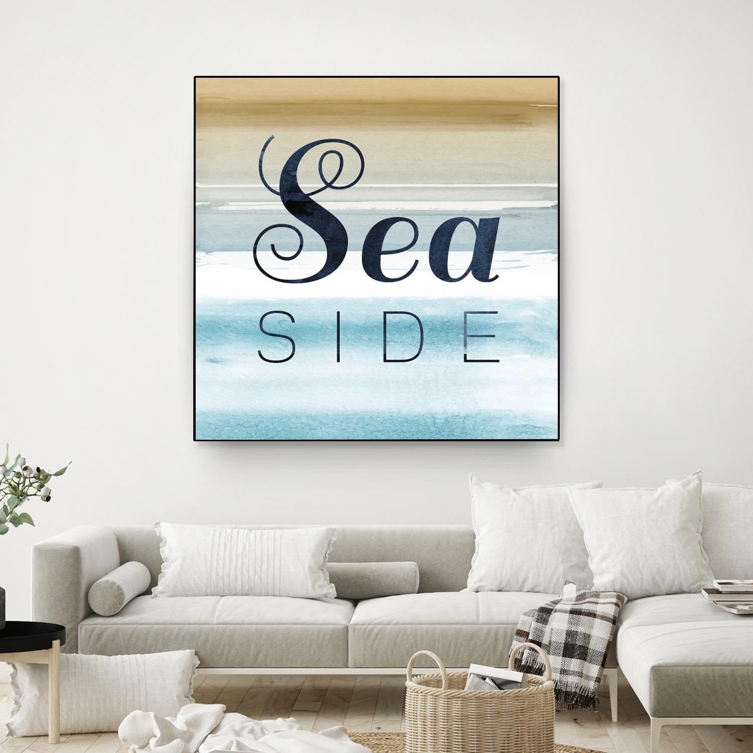 Sea Side by PI Studio on GIANT ART - beige quotes