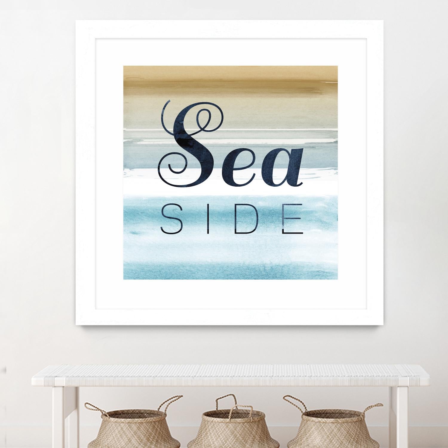 Sea Side by PI Studio on GIANT ART - beige quotes
