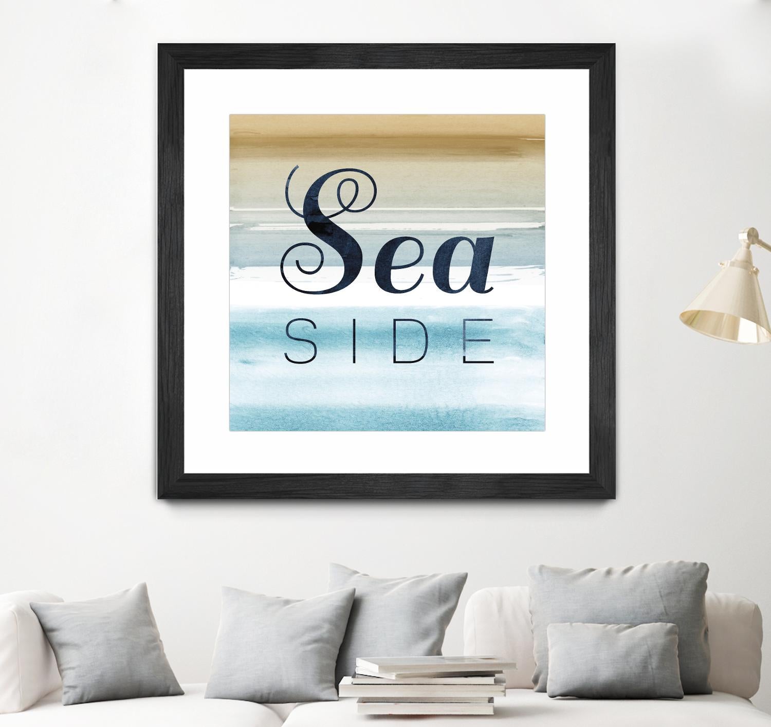 Sea Side by PI Studio on GIANT ART - beige quotes