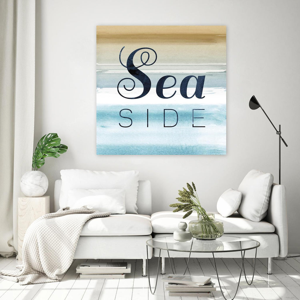 Sea Side de PI Studio sur GIANT ART - citations beiges