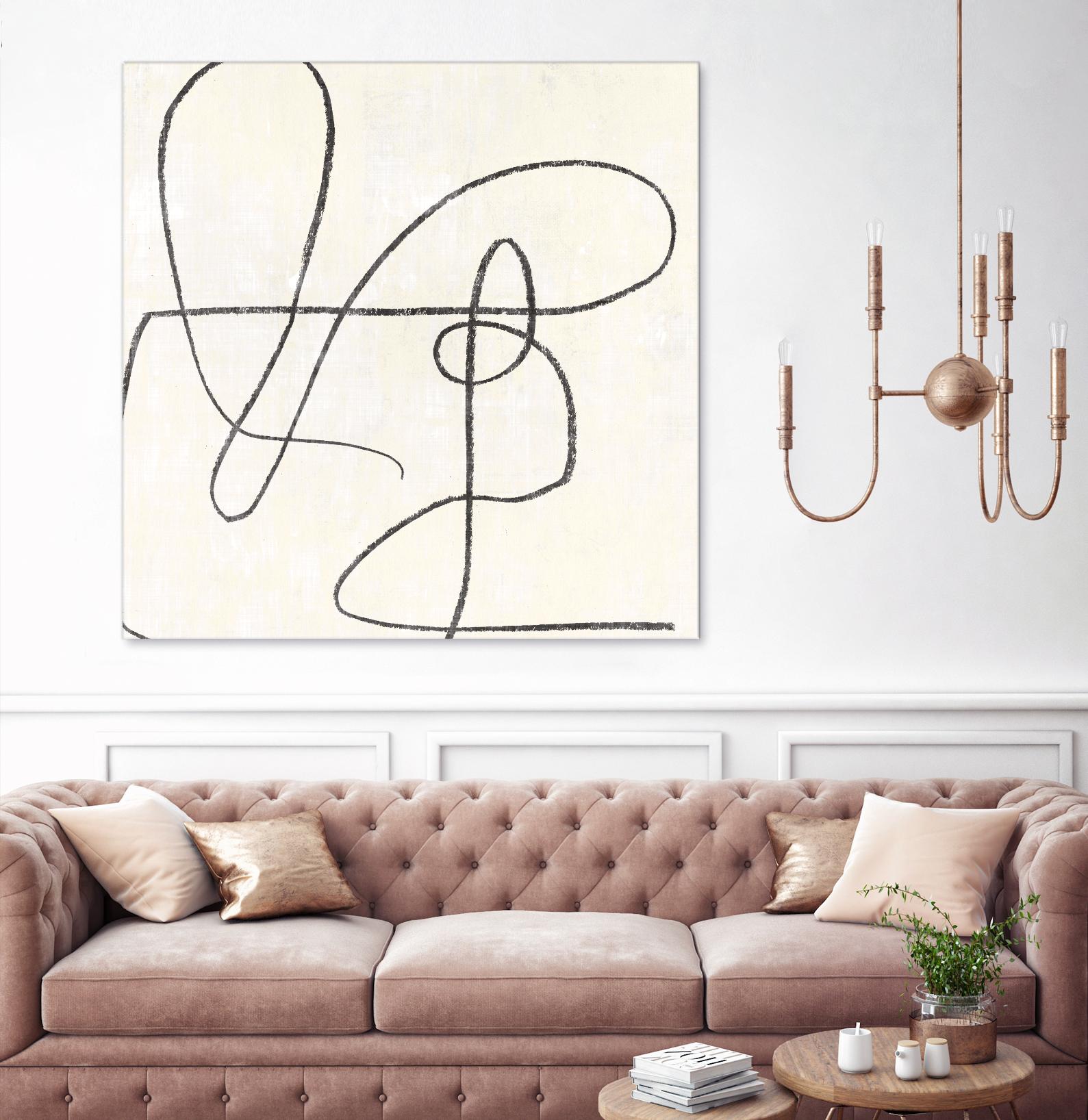 Juxtaposing by Pi Studio on GIANT ART - white linear linear art