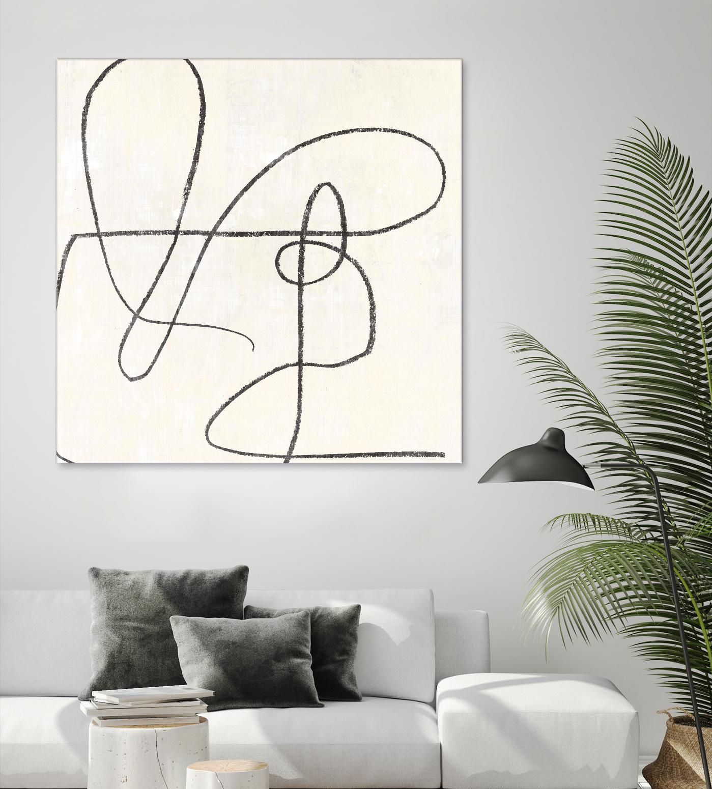 Juxtaposing by Pi Studio on GIANT ART - white linear linear art