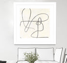 Juxtaposing by Pi Studio on GIANT ART - white linear linear art